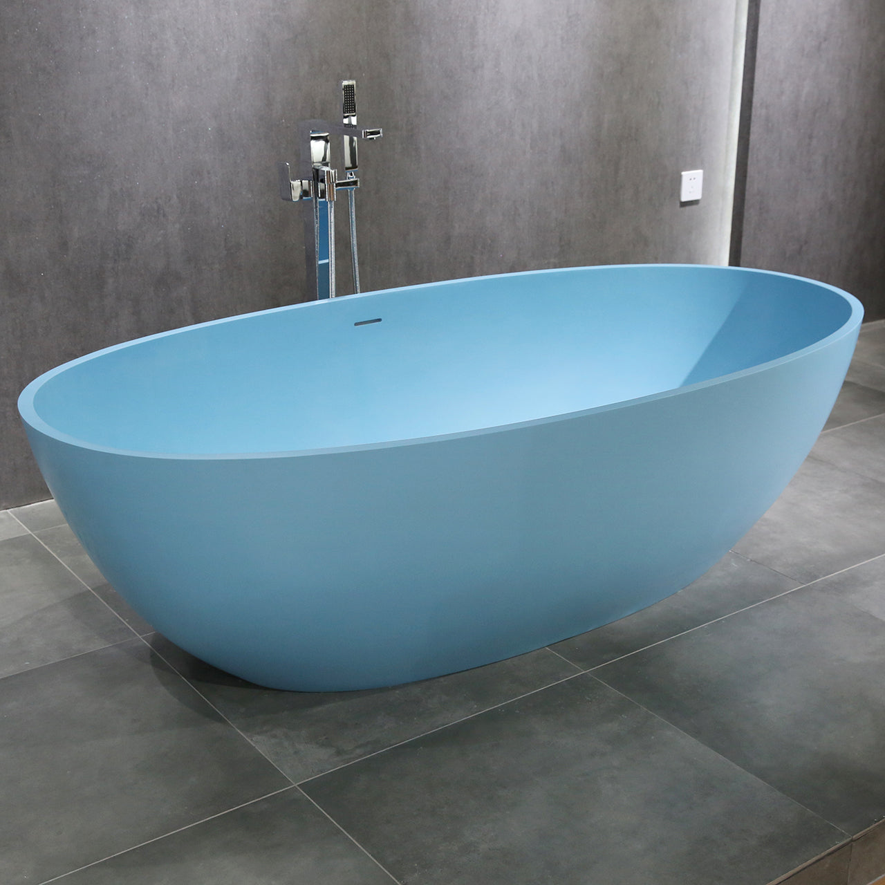 Hugi Tiffany Blue Stone Bath - 1700mm - B003-B