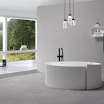 Hugi Round Stone Bath - Ideal Outdoor or Commercial Use - 1510mm - B087
