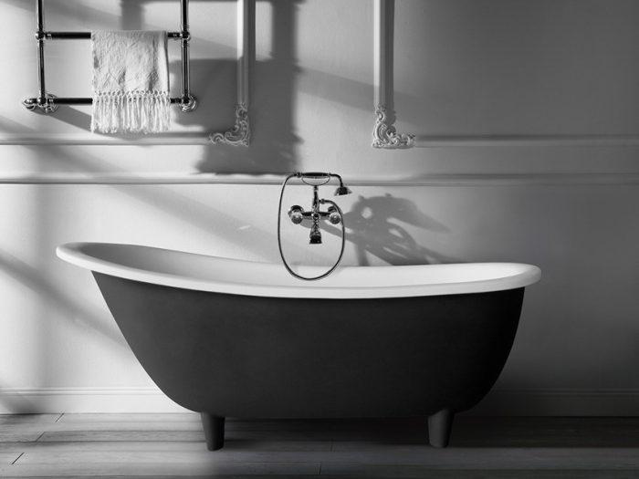 Olivier Matte White Coloured Freestanding Bath - 1620mm - ST17